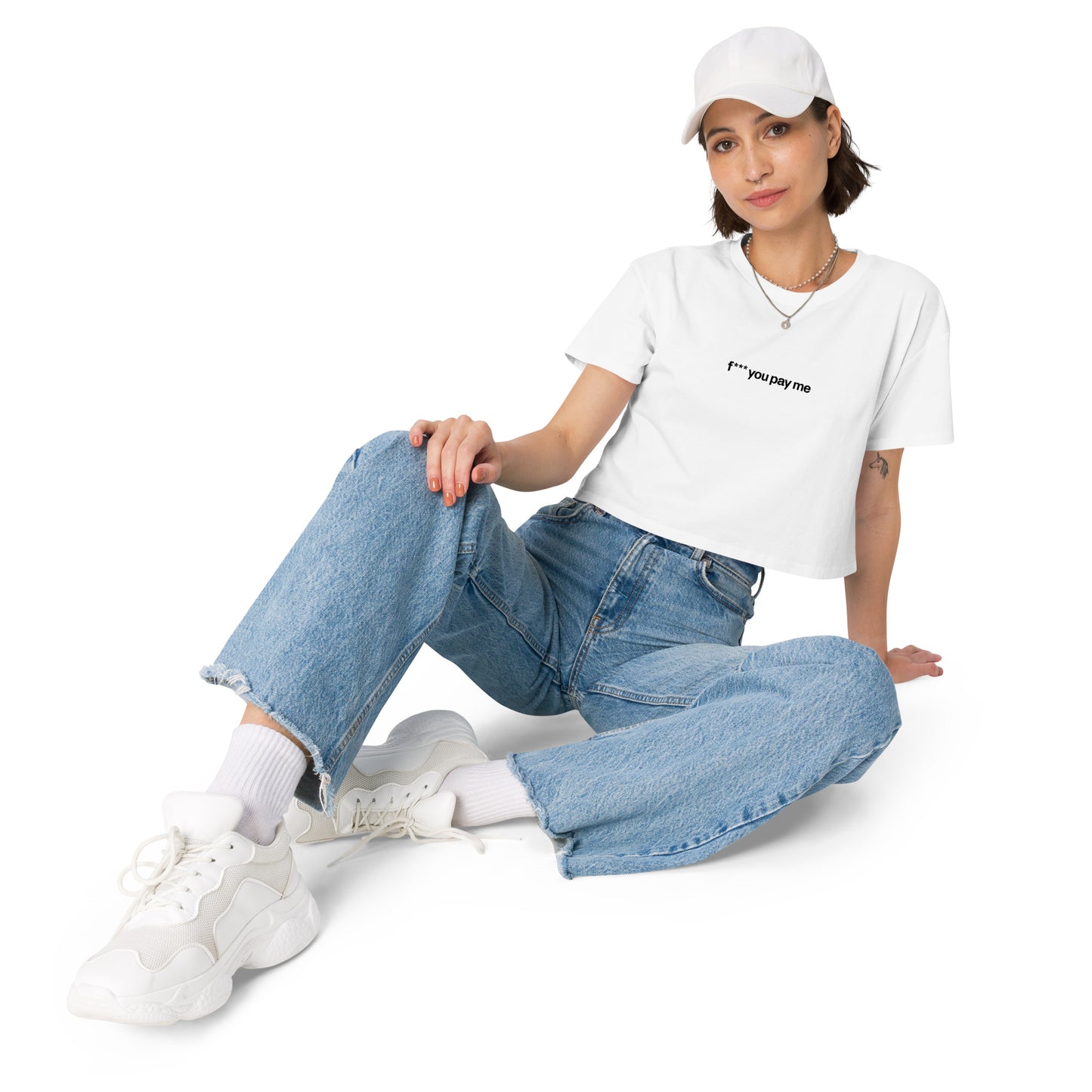 FU Pay Me Crop Top