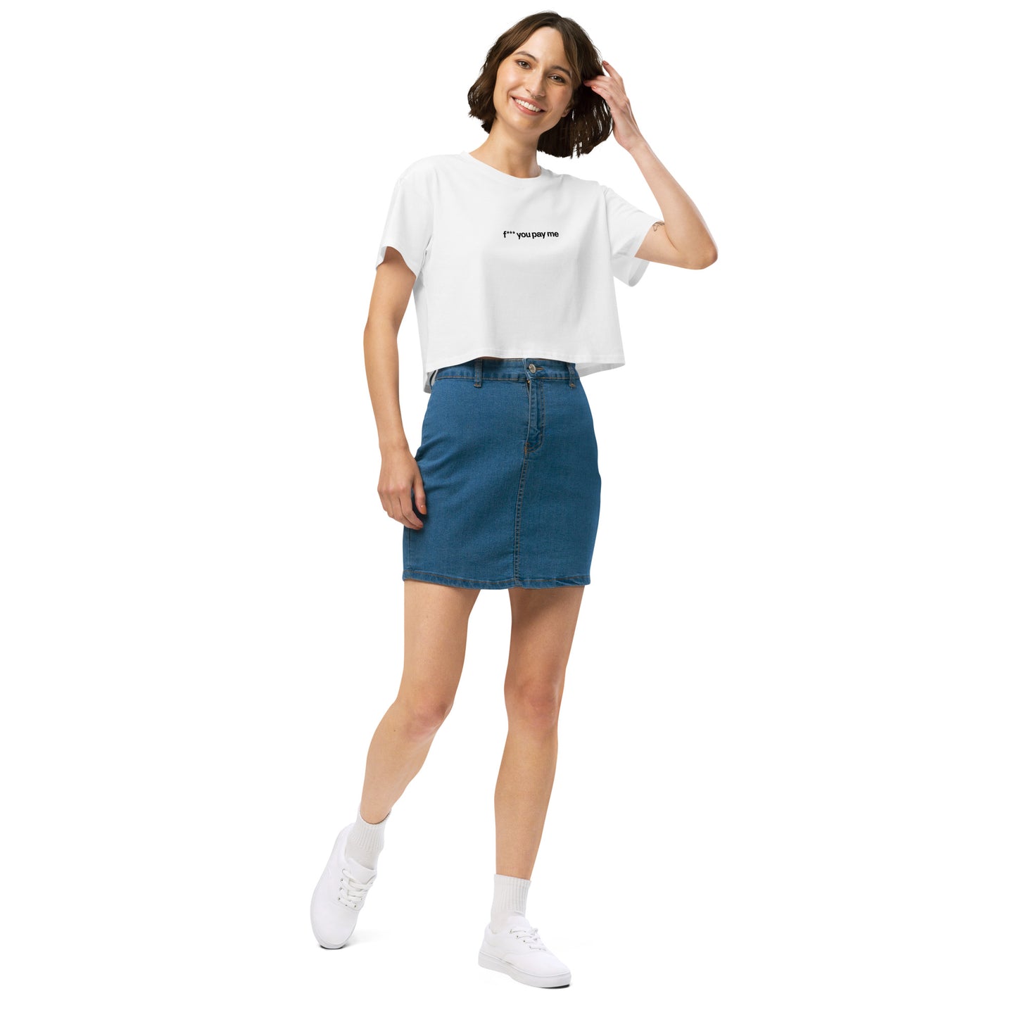 FU Pay Me Crop Top